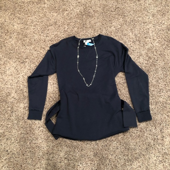 Treasure & Bond Navy Top - Picture 1 of 4